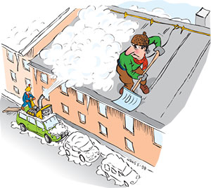 Bild 13:10. Behandlar Du bilen på samma sätt som taket? Illustration: Hans Sandqvist, Bildinformation i Älvsjö AB